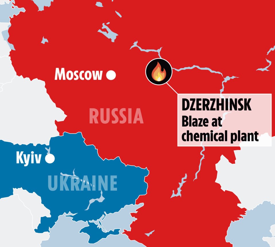 The factory in Dzerzhinsk has been dubbed the most polluted place in the world