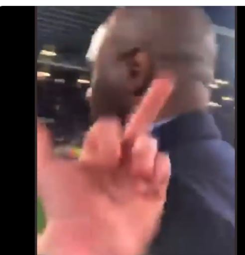 Vieira, 45, was sworn at by a fan