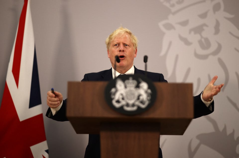 Boris Johnson has blasted the US' decision on abortion