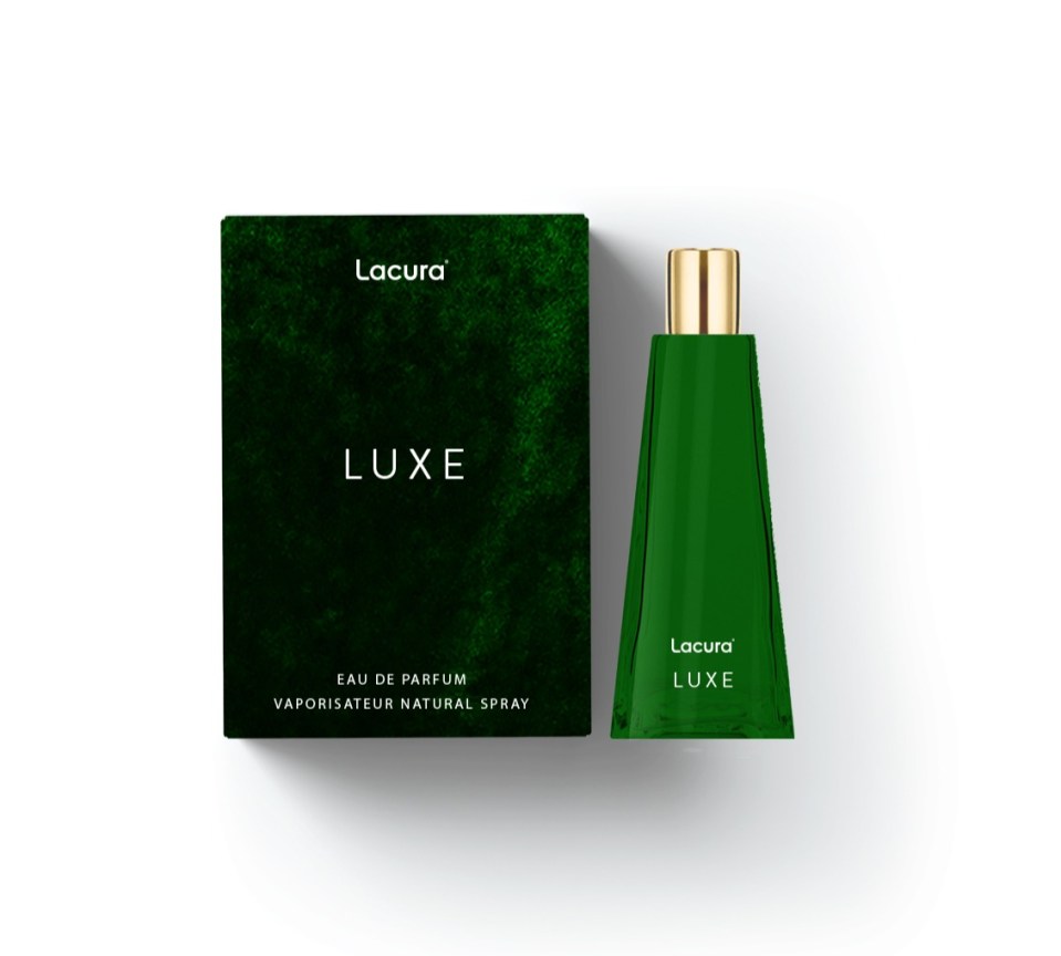 Lacura’s Luxe Eau de Parfum (pictured), which retails at £5.99 for 100ml, bears a striking similarity to Marc Jacobs’s Decadence