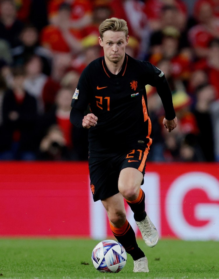 De Jong starred for The Netherlands as they thrashed Belgium 4-1