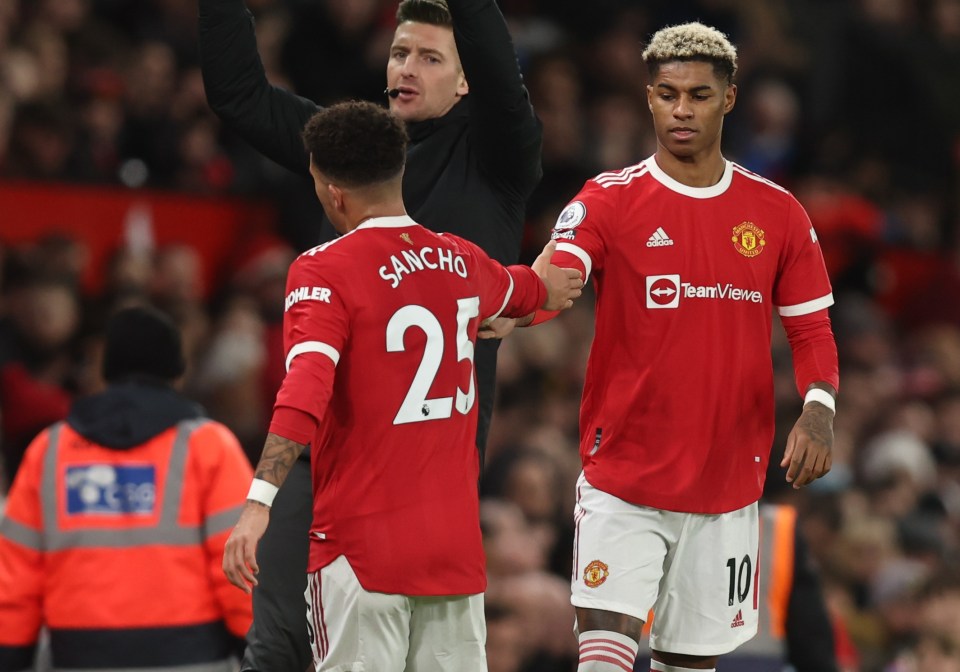 Jadon Sancho and Marcus Rashford face a battle to reach the World Cup with England