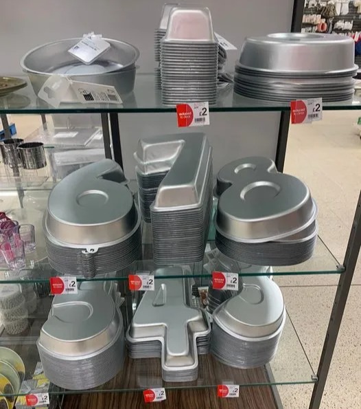 The mum shared details of the bargain cake tins online