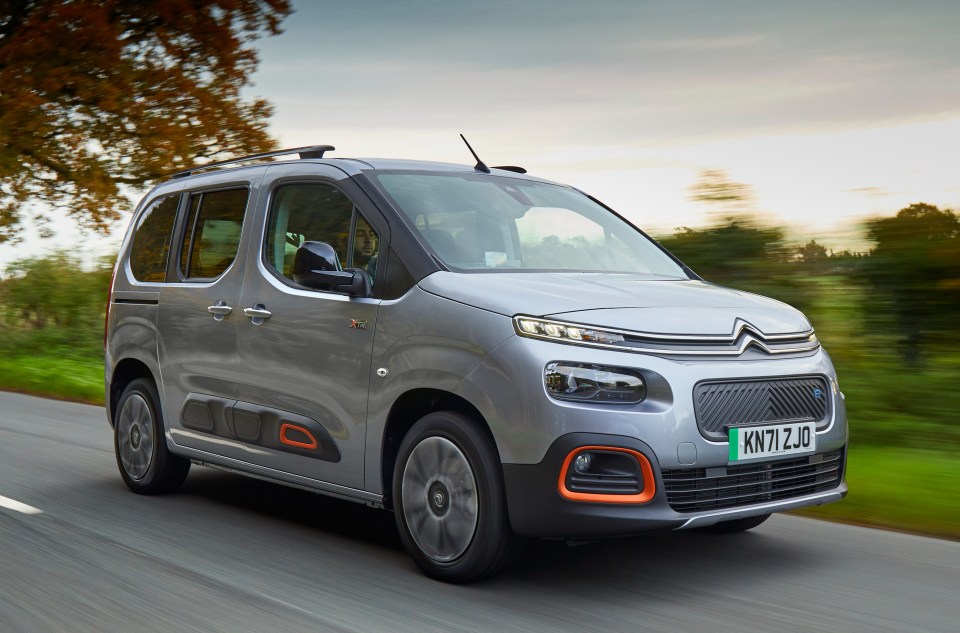 The electric Citroen E-Berlingo starts from around £30,000