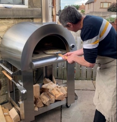 The family regularly have pizza parties thanks to their amazing pizza oven