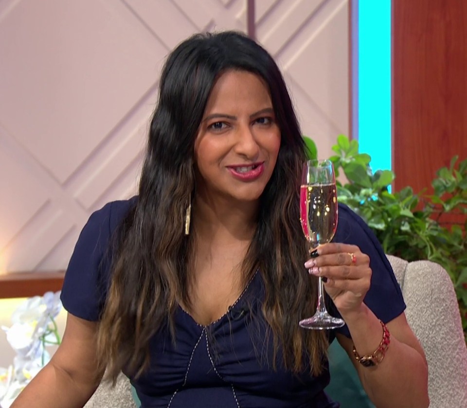 Ranvir Singh raised a toast to The Queen on Lorraine this morning