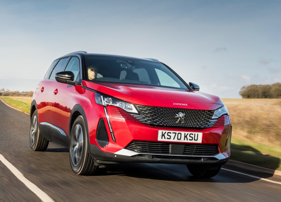 The Peugeot 5008 starts from just under £32,000 when bought new