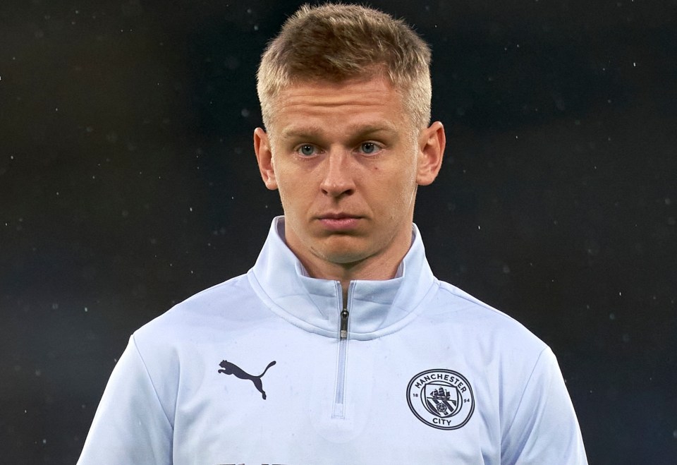 Arsenal want Man City's Oleksandr Zinchenko but face a challenge from West Ham