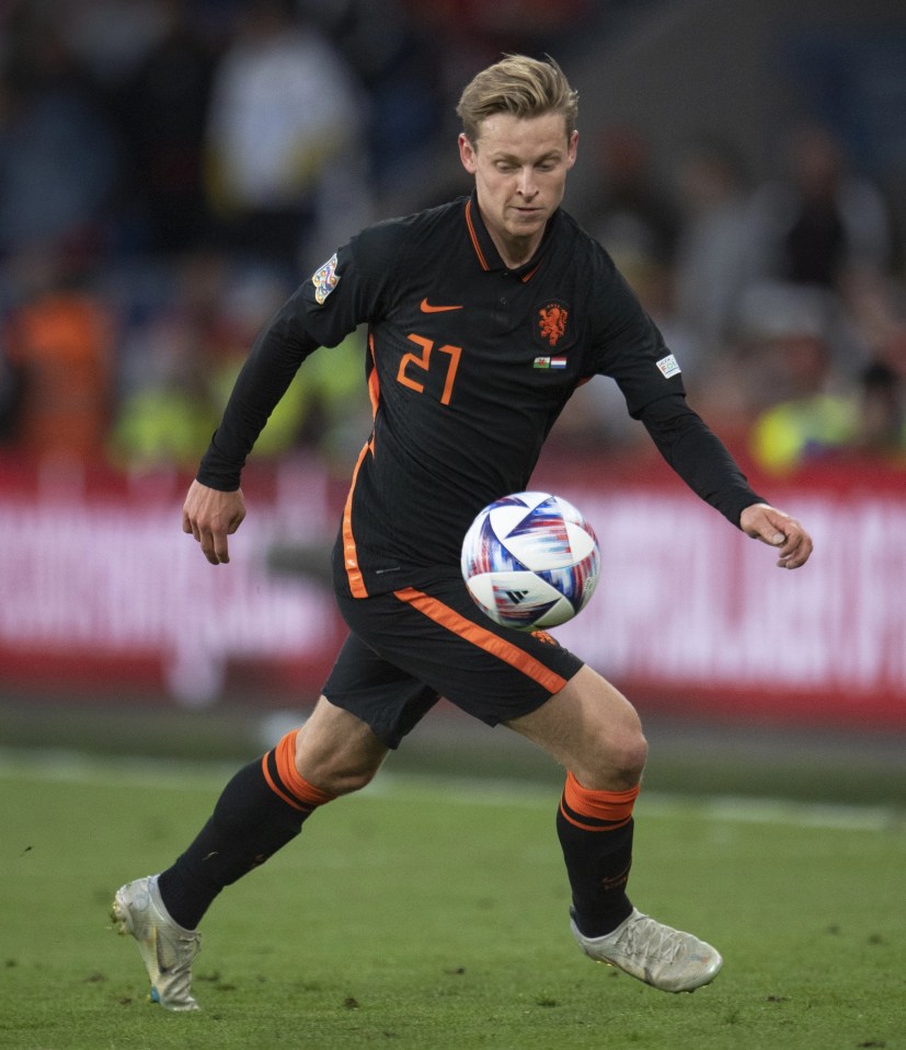 Manchester United are in negotiations with Barcelona over Frenkie de Jong