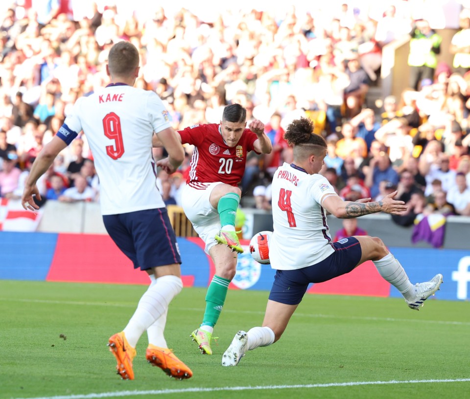 Roland Sallai punishes shocking England defending by drilling hard-working Hungary into a 16th-minute lead at Molineux