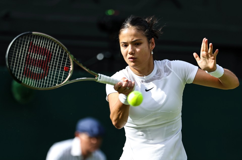 Emma Raducanu is set to move into the top 10 in the world despite losing in the second round of this year's Wimbledon