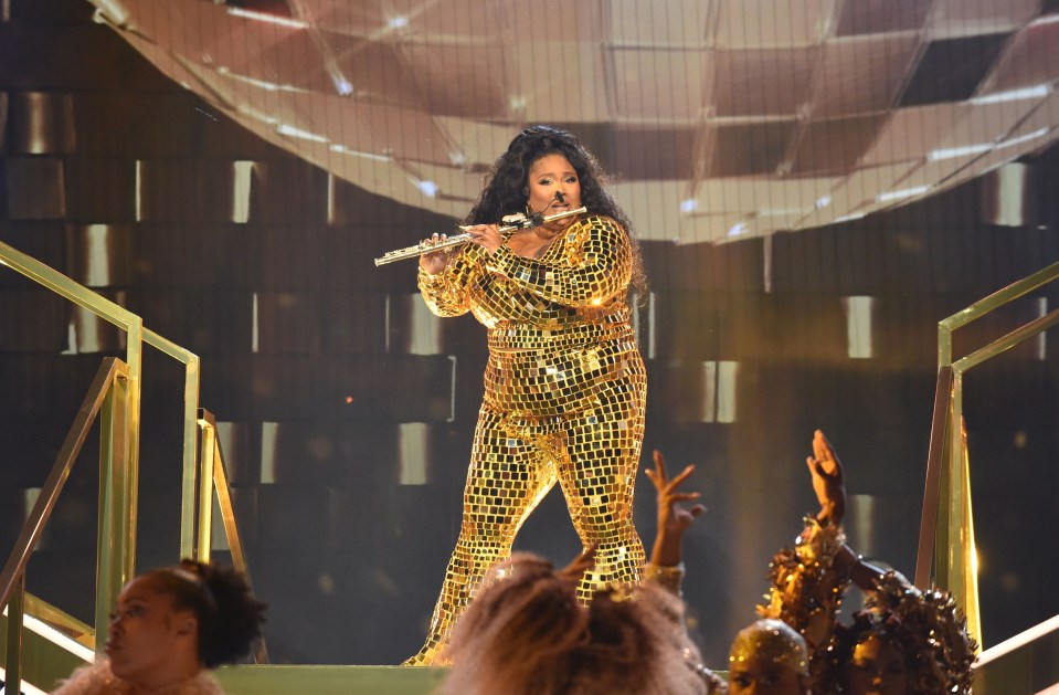 Lizzo was also dressed to the nines