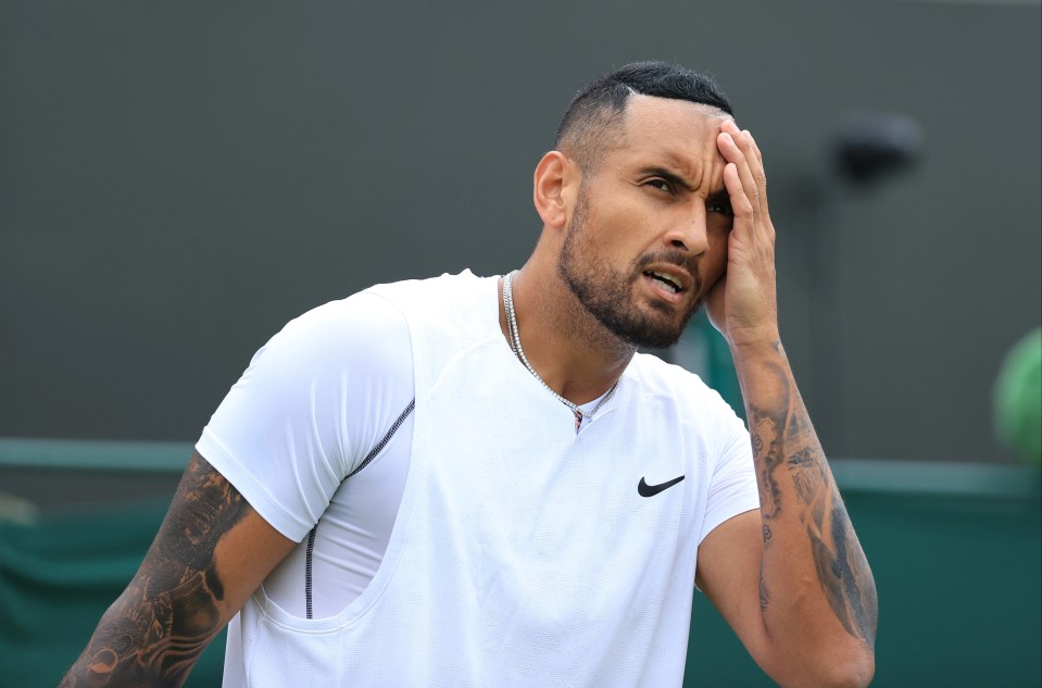 Nick Kyrgios has been fined £8,211 for spitting at Wimbledon