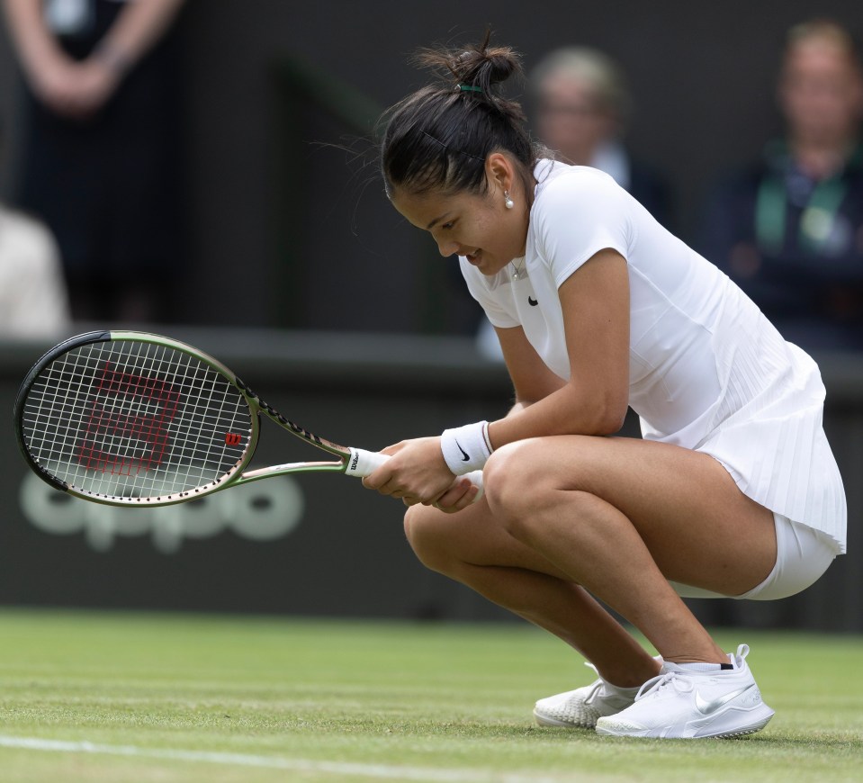 Emma Raducanu's Wimbledon dream is over after the second-round defeat