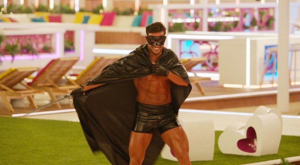 Italian stallion Davide turns into Zorro - complete with skin tight leather pants