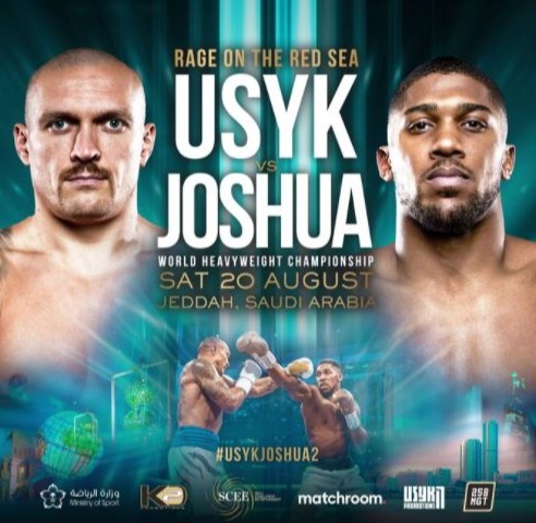 Anthony Joshua will face Oleksandr Usyk in Saudi Arabia on August 20