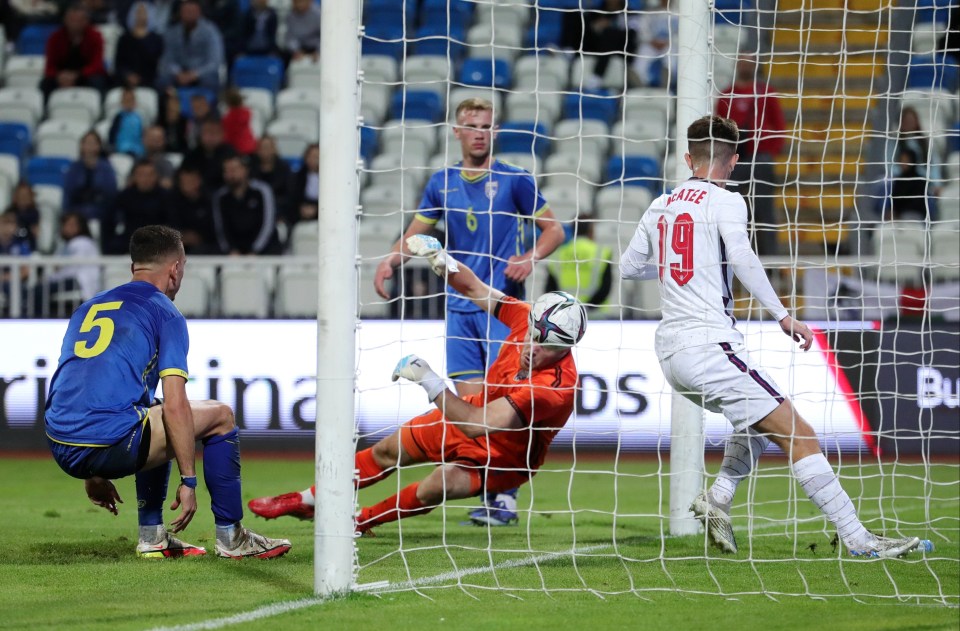 England Under-21s stormed to a 5-0 win against Kosovo - but fans missed half due to a broadcasting issue