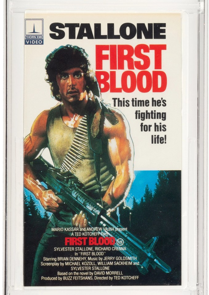 A 1982 Rambo: First Blood is in line to fetch £12,000