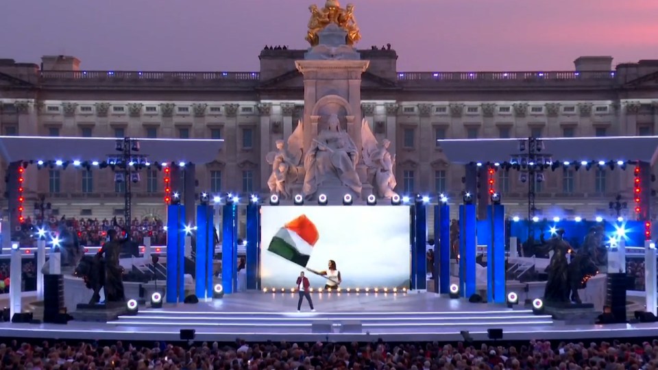 The BBC aired the incorrect flag to represent Northern Ireland at the Buckingham Palace concert