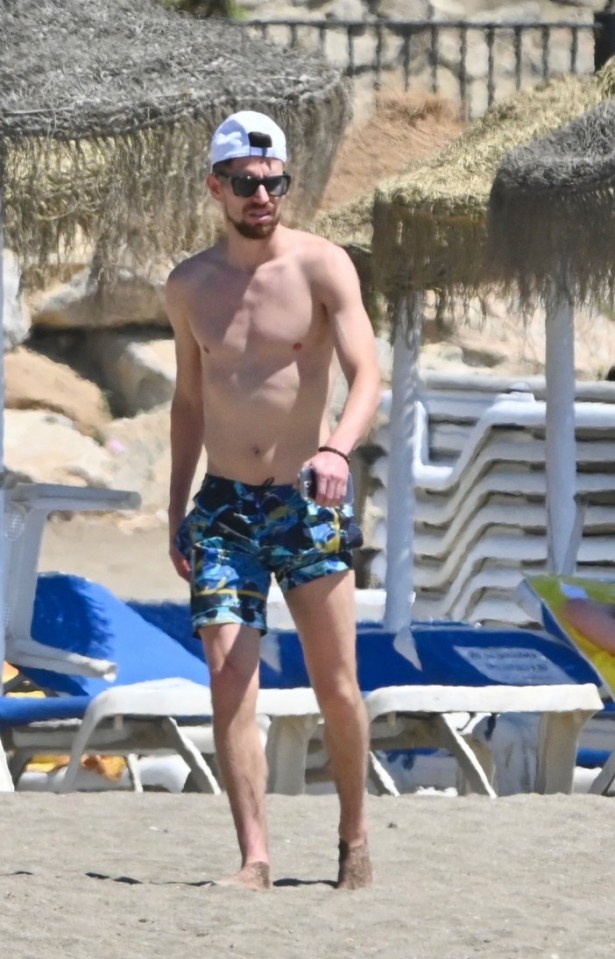 Jorginho is relaxing in the Spanish sun after finishing the season