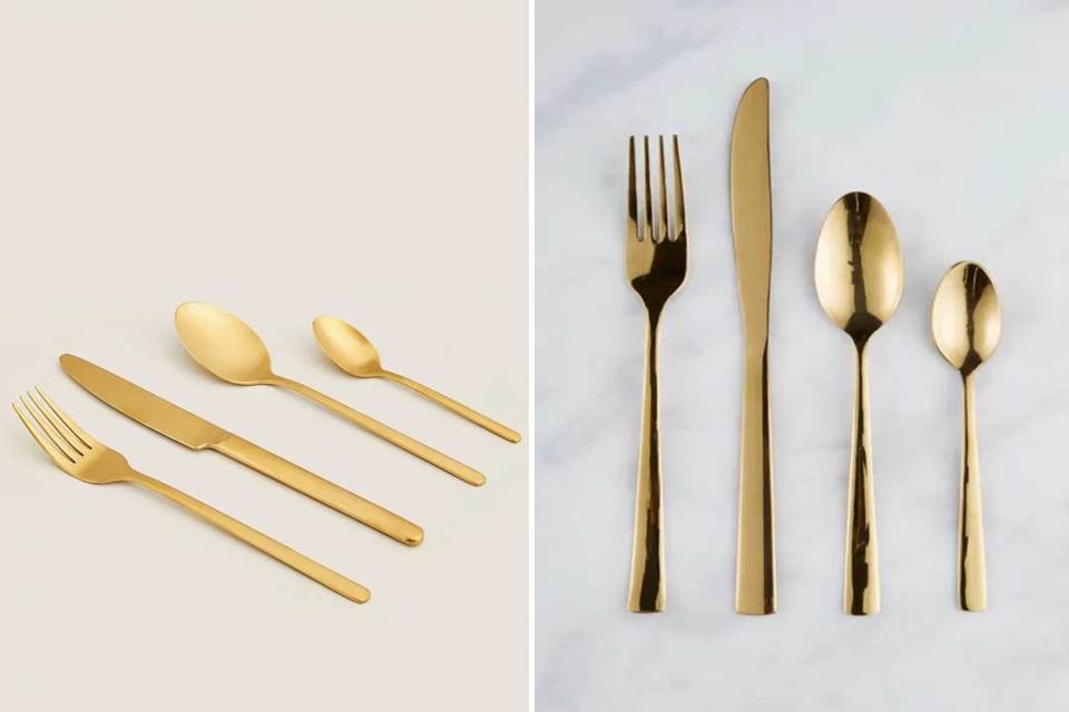 Fork out £35 for the M&S cutlery on the left, or Dunelm's on the right for £16