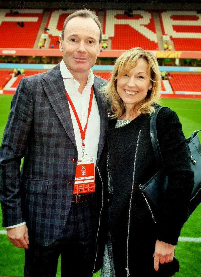 Kingsley Black, today, with partner Annétte is a Nottingham Forest legend