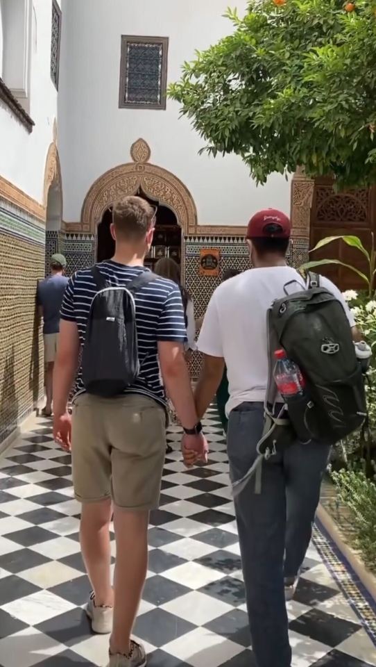 The 22-year-old held hands with his partner in a sweet video on Instagram