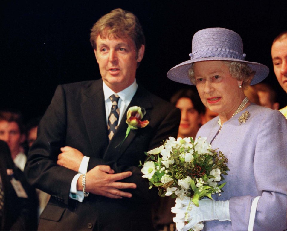 Sir Paul McCartney shared a photo of himself with Queen in Liverpool in 1996