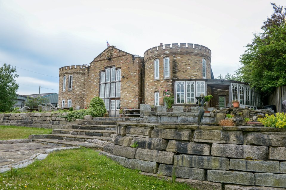 Construction on his castle lasted two years and used over 300 trees