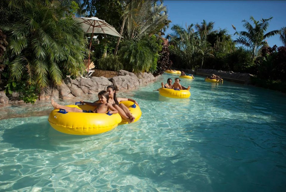 If you want to relax, there are also lazy rivers