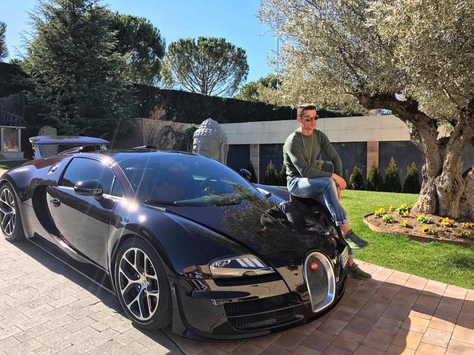 Cristiano Ronaldo purchased the Bugatti as a present for himself after winning Euro 2016