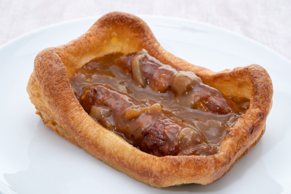 A quarter of children have never tried toad in the hole