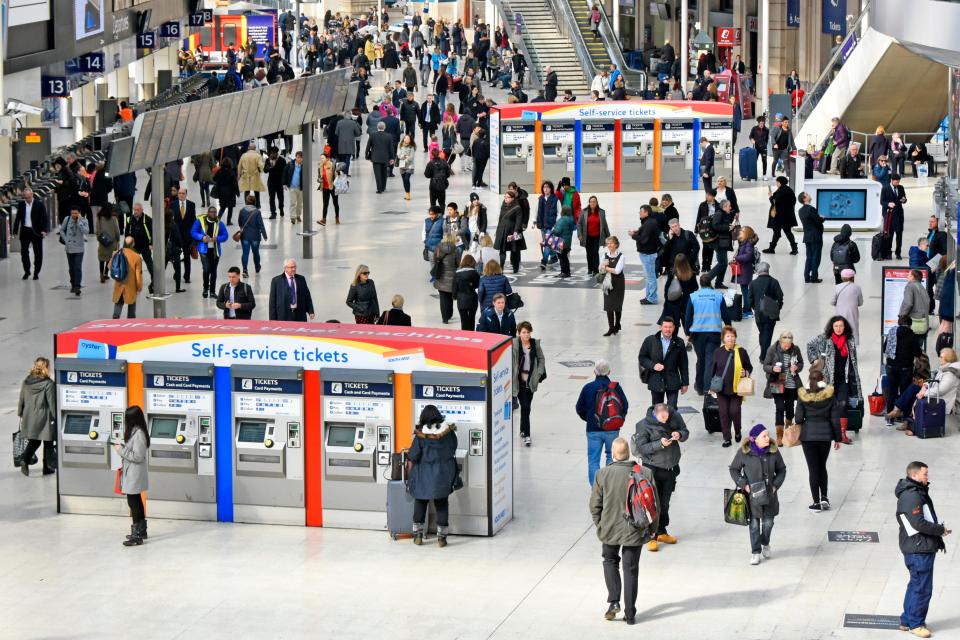 Waterloo station was evacuated this afternoon