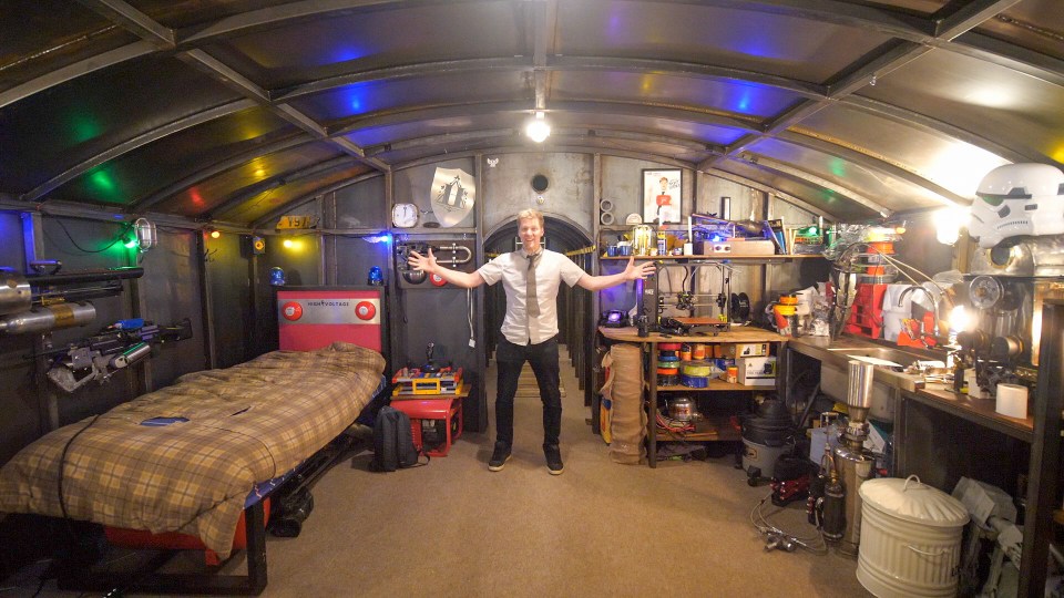 Colin Furze has won a planning row over a tunnel for his underground man cave