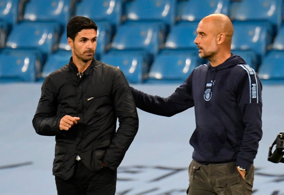 Arteta will meet with old mentor Guardiola on Prime