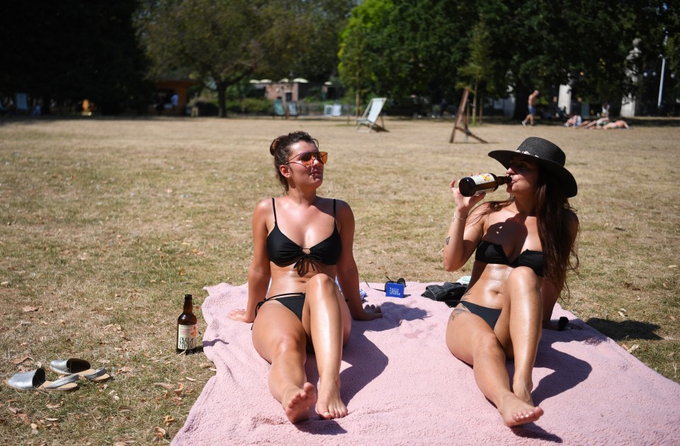 UV levels are expected to be high during the heatwave