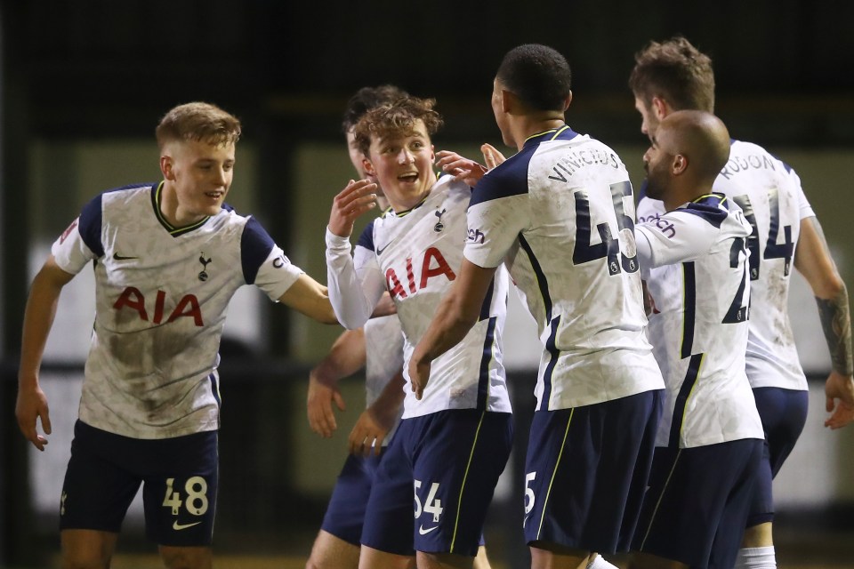 Devine is Spurs' youngest-ever player and goalscorer