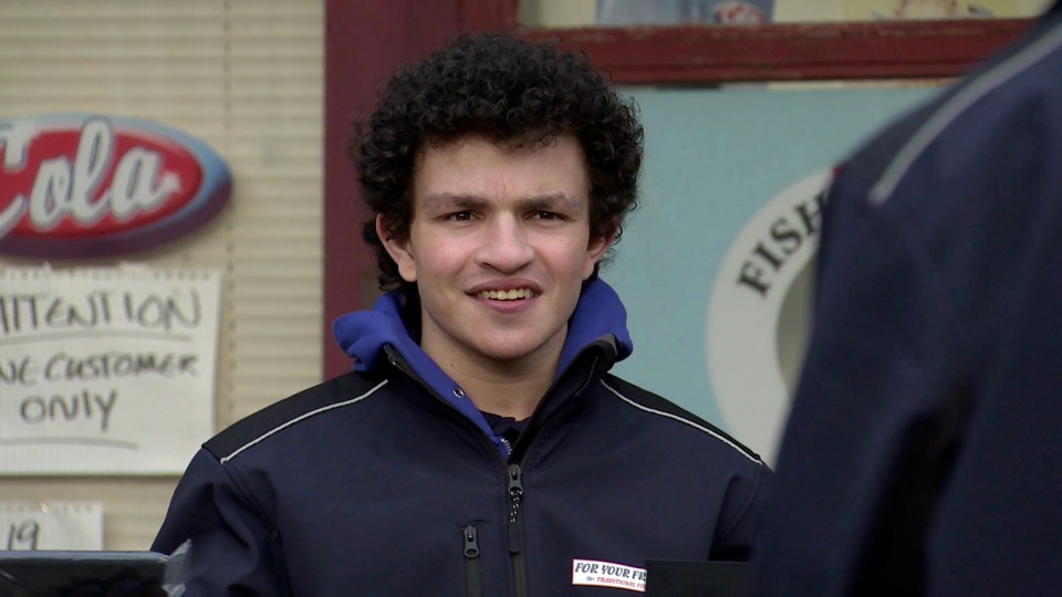 Alex plays Simon Barlow on Coronation Street