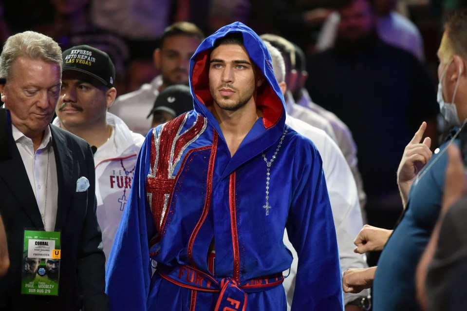 Tommy Fury is undefeated as a pro and last fought in April at Wembley Stadium