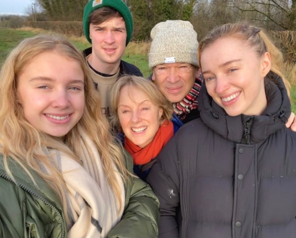 Phoebe with her mum - Corrie star Sally  - and her siblings