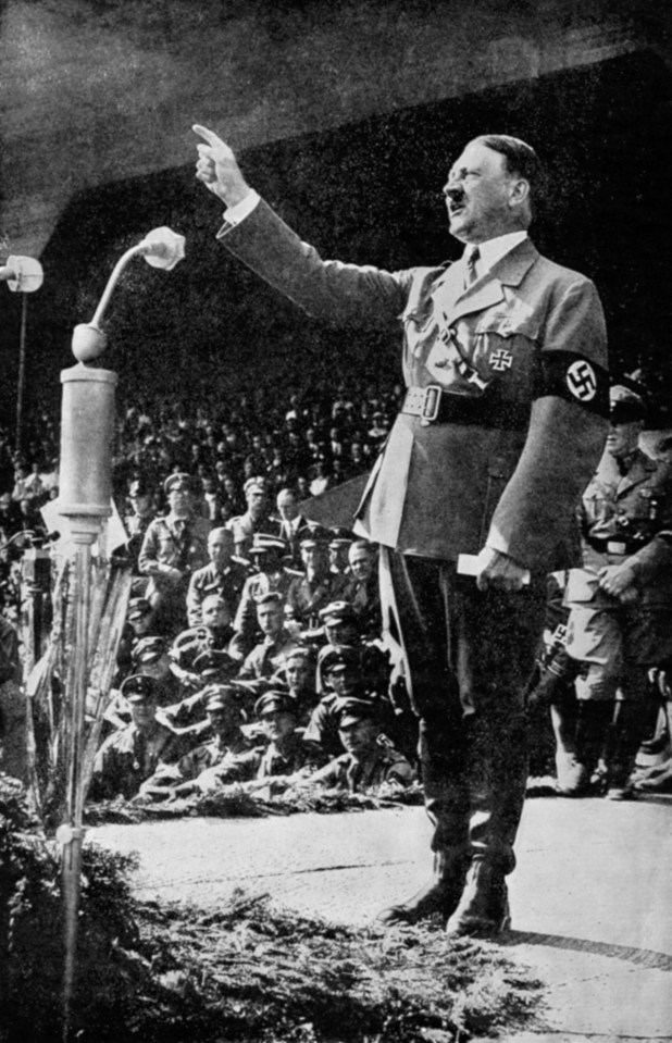 The Nazi leader was afraid that a sore throat could affect his ability to give speeches