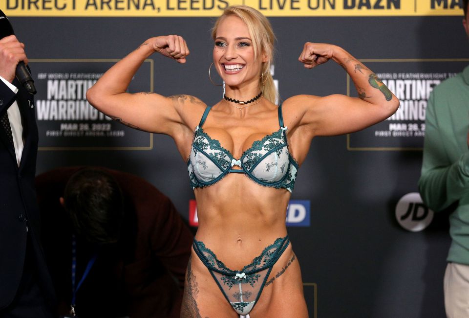 Bridges often leaves little to the imagination during the weigh-ins for her fights