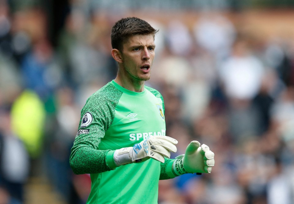 Nick Pope could be set to depart Burnley after the club were relegated to the Championship