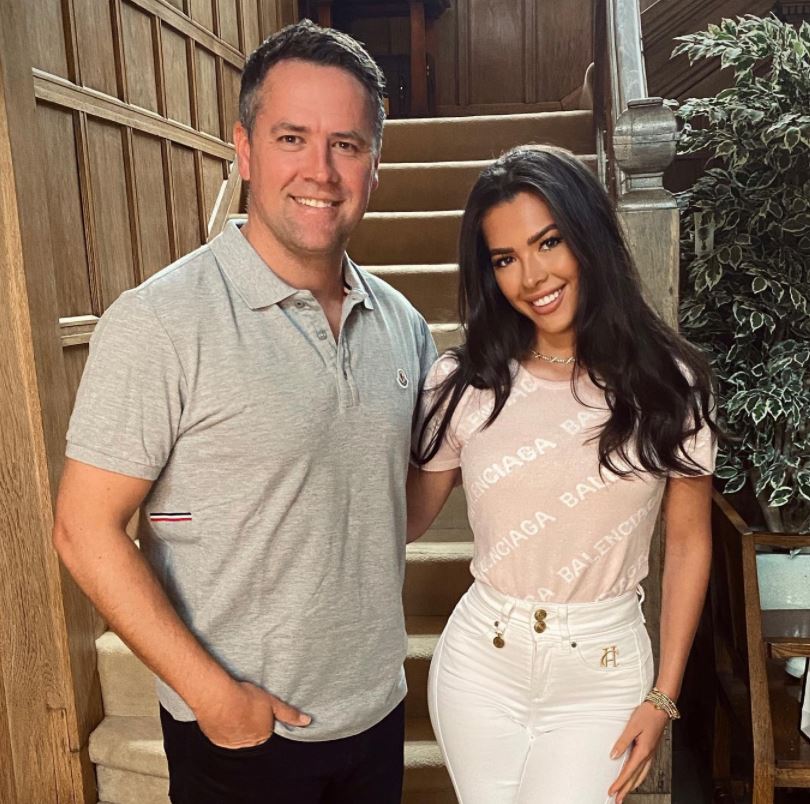 Michael Owen with his Love Island star daughter