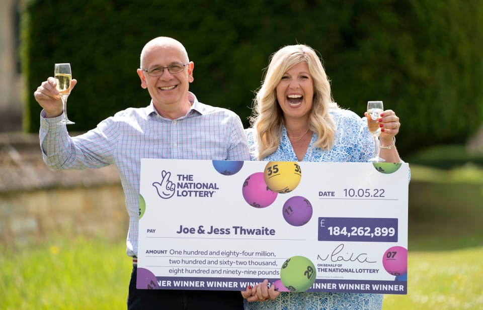 Down-to-earth Joe and Jess spent a relatively tiny £38,000 of their £184million EuroMillions win on the understated grey Volvo V60