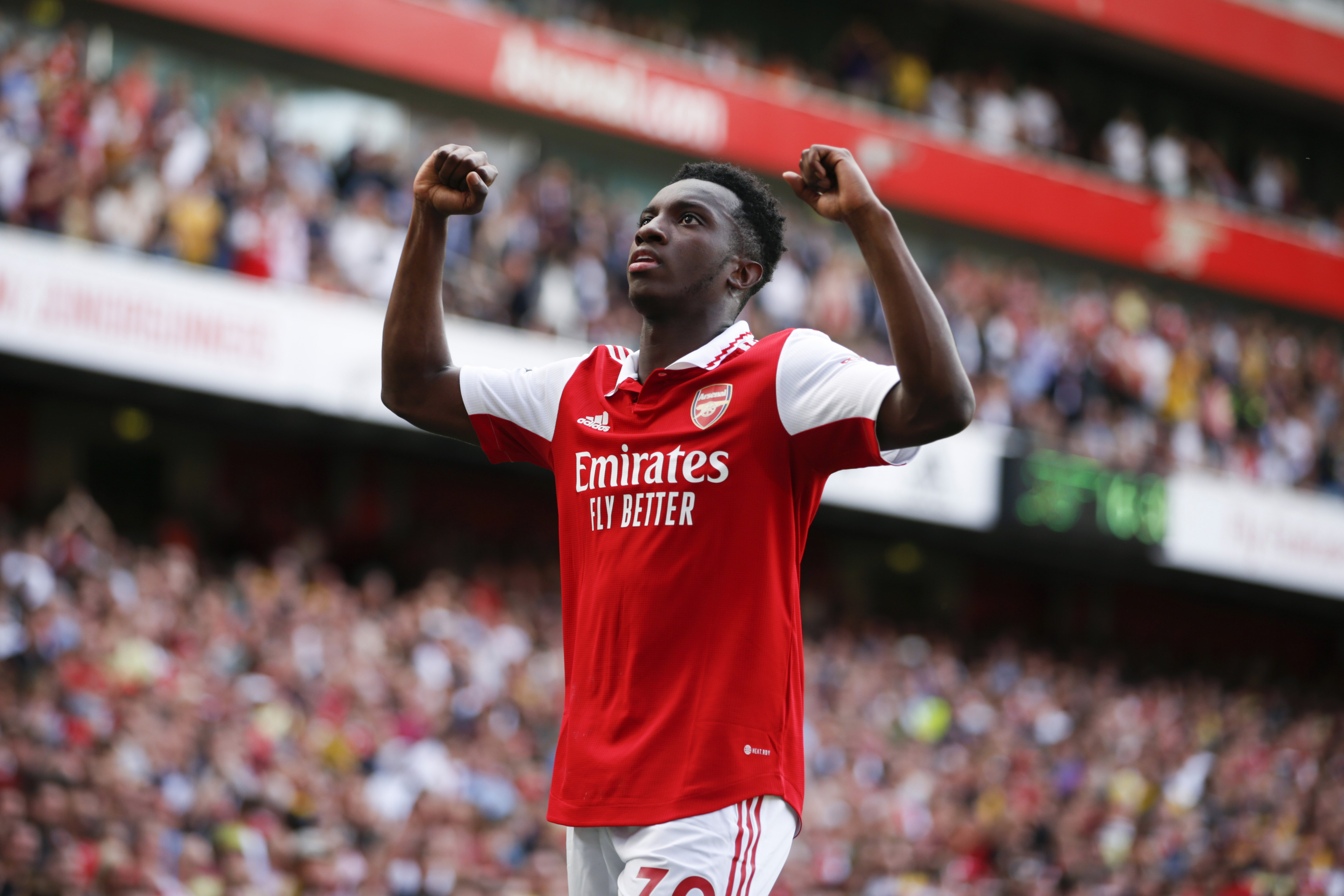 Eddie Nketiah is wanted by Crystal Palace but the striker is leaning towards signing a contract extension at Arsenal