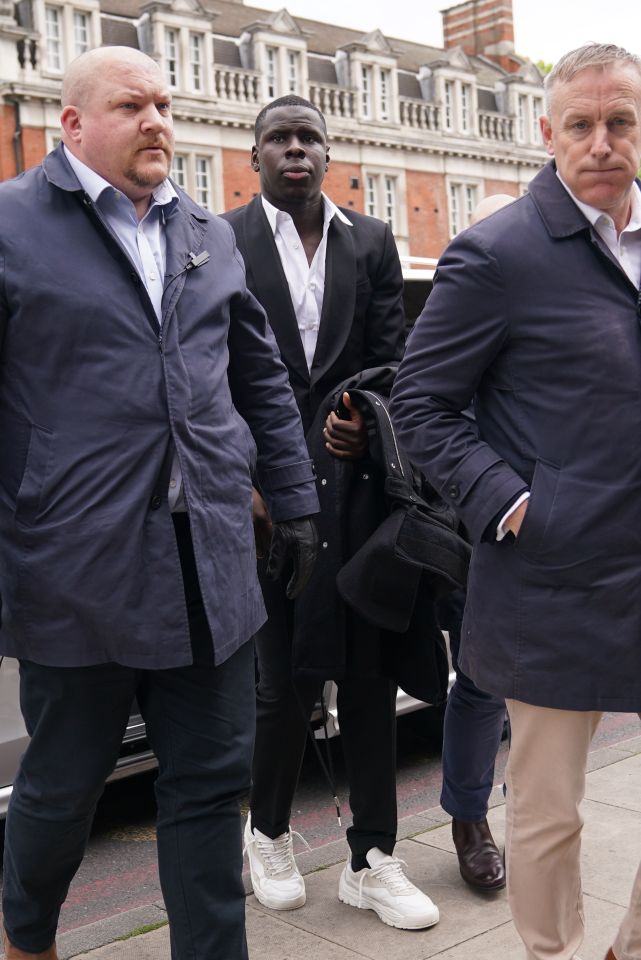 Kurt Zouma escaped jail when he was sentenced today