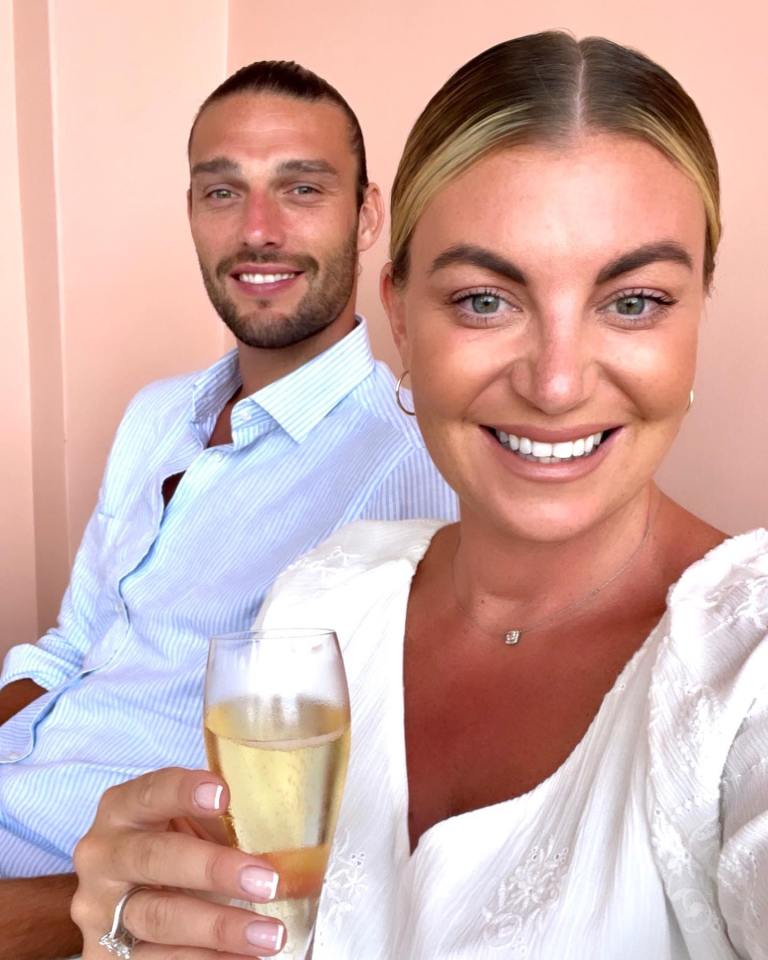 Andy Carroll and Billi Mucklow are tying the knot today after 13 years together