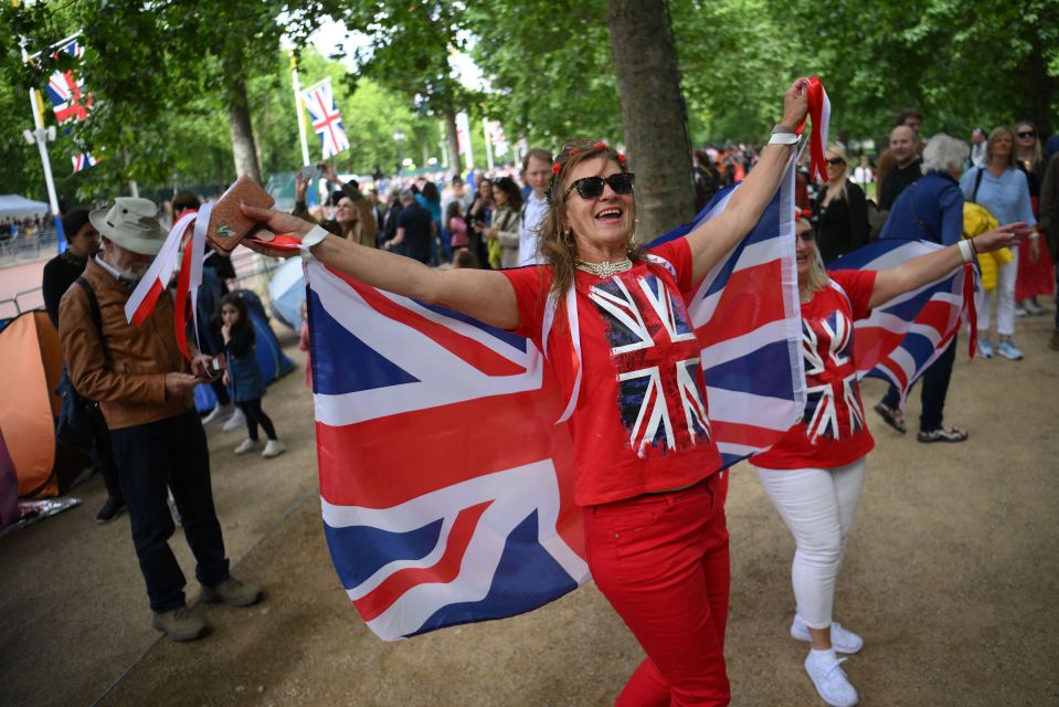 A royal enthusiast getting into the spirit of the Jubilee