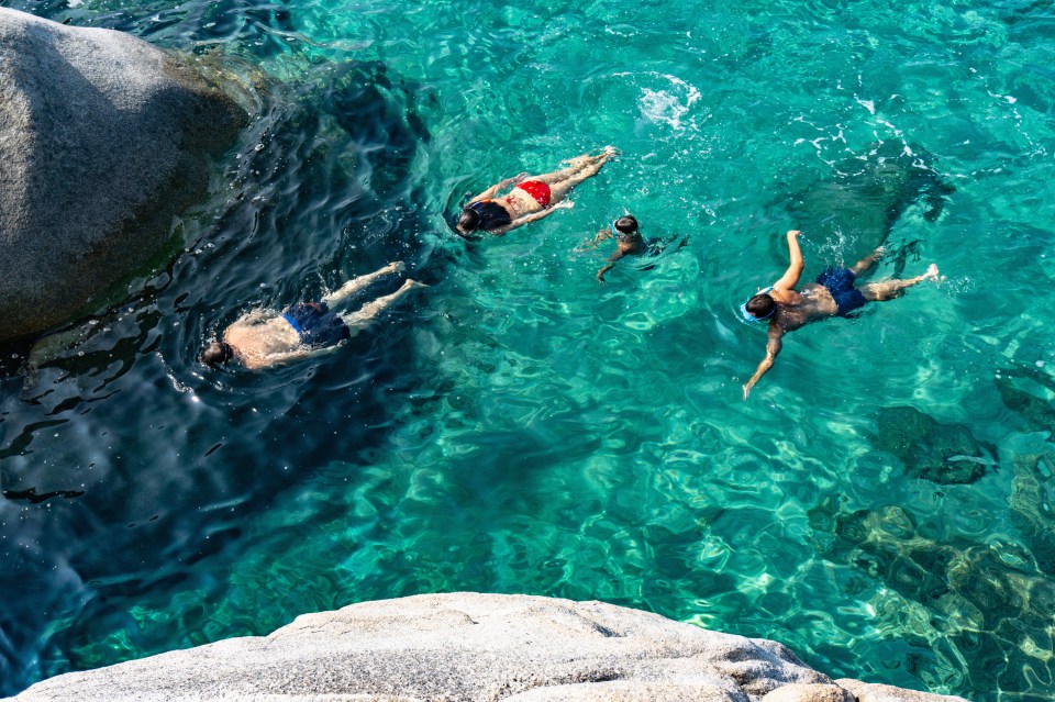 Cagliari's beautiful waters are perfectly suited for swimming in